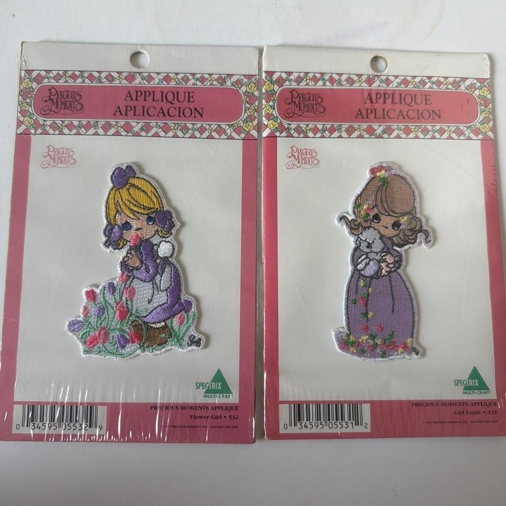Precious Moments applique patches